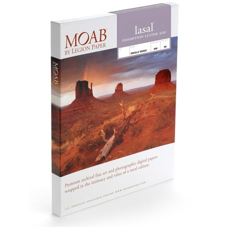 - Legion Paper Moab Lasal Exhibition Luster 300 Paper 5x7 in. (50 Sheets)
