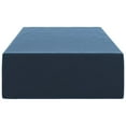 thumbnail image 3 of Novogratz The Flower Kids Ottoman Pouf, Indigo Blue Velour, 3 of 9