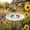 20#Green, variant on Glazed Ceramic Pollinator Waterer with Stake, Floral Insect Bird Feeder Bath, Sturdy Garden Yard Ornament for Hummingbirds Butterflies, Outdoor Patio Backyard Pollinator Station