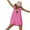 HotPink, variant on Lentta Women's Half Zip Sleeveless Romper with Hoode Oversized Workout Overalls Jumpsuits Tennis Dress