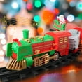 thumbnail image 2 of Set de tren navideño VATOS 2 en 1 con luz y sonido para niños, 2 of 8