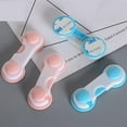 thumbnail image 2 of 4Pcs Cabinet Locks for Baby Proof and Child Safety,Childproof Door Latch,, Cute Baby Proofing Cabinet Locks for Closet, Oven, Pantry, Fridge(Pink), 2 of 6