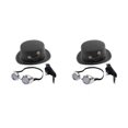 thumbnail image 1 of Sombrero de copa victoriano Steampunk Inteprter con gafas Tipo 1 2piezas, 1 of 1