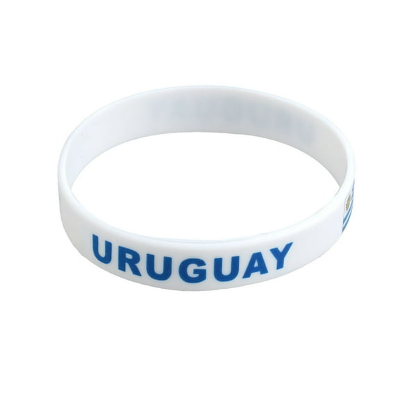 BESTOYARD Silicone Country Wristbands Multi Comfortable One Size Fits Most 6Pcs