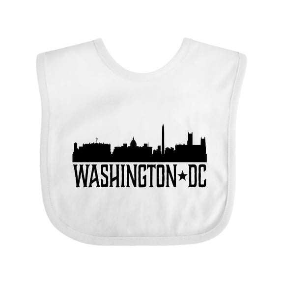Inktastic Washington Dc Skyline Cities Boys or Girls Baby Bib