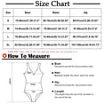 thumbnail image 4 of Sentmoon Womens Bathing Suit Spaghetti Strap Plus Size Bikini Set Women's Swimsuit Swimsuit Solid Color Swimsuit Backless Hollow Holiday Swimsuit Active for Large Bust & Support Khaki M, 4 of 8