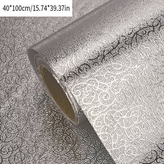 Silver Stainless Steel Contact Paper Peel and Stick 12X354 Self Adhesive  Metal