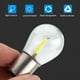 thumbnail image 3 of Par de 1157 estroboscópico de vidrio COB LED señal de giro del coche luz de marcha atrás bombilla de freno trasero luz blanca Jadeshay A, 3 of 8