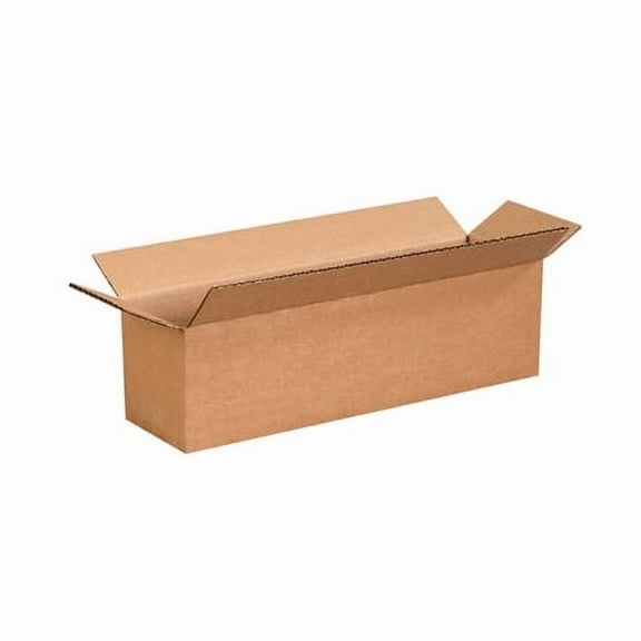 Corrugated Boxes 14 x 4 x 4" ECT-32 25 Pack, Brown