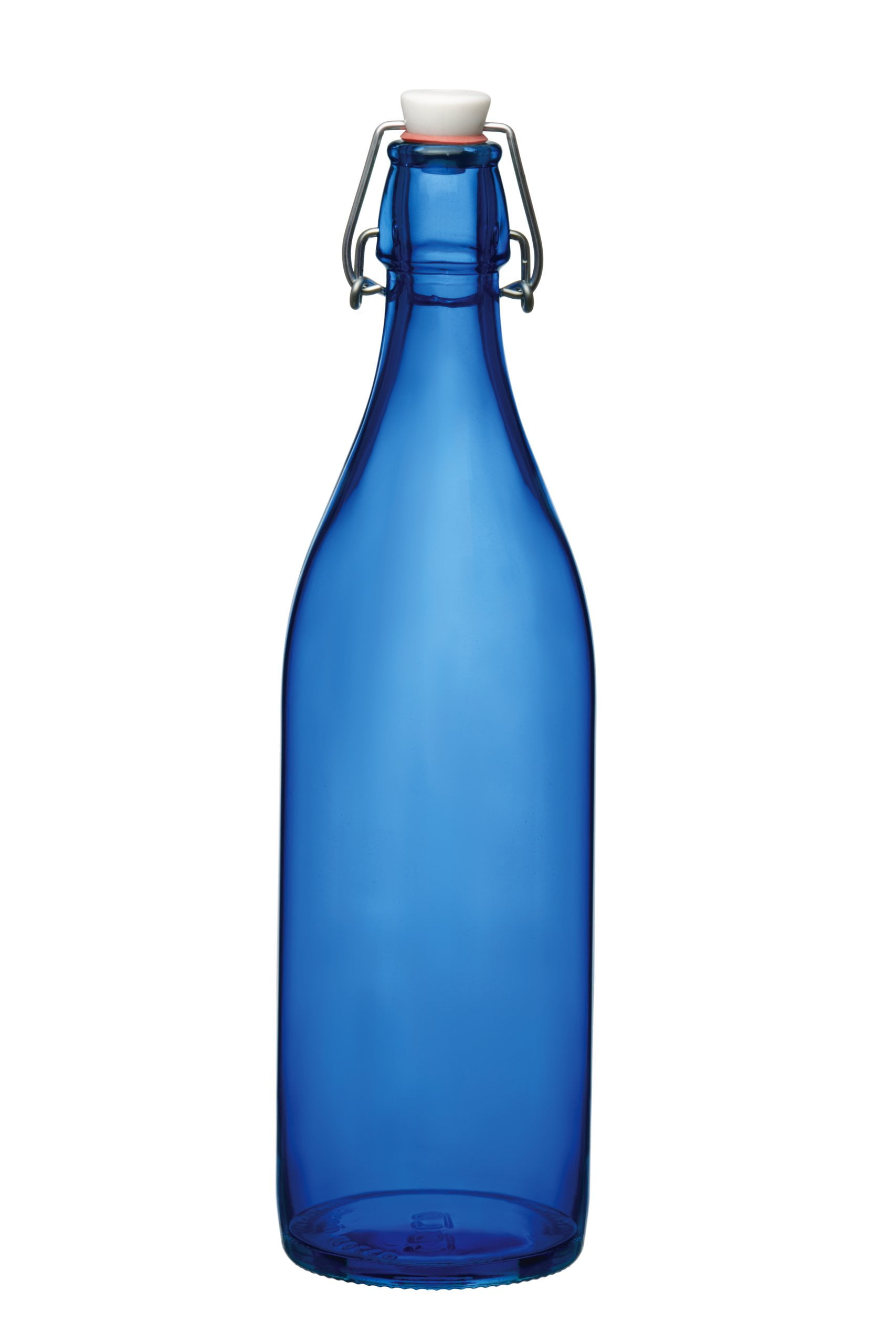 Bormioli Rocco Swing Top Glass Bottle - 125ml (4.25 Oz) Square Bottle, Airtight For Oils, Vinegar & DIY