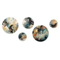 thumbnail image 2 of Designart "Contemporary Abstract Artistry" Abstract Metal Wall Art Set of 5 Piece, 2 of 5