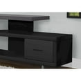 thumbnail image 3 of Monarch Specialties Tv Stand, 60 Inch, Console, Living Room, Bedroom, Black And Grey Laminate, 3 of 4