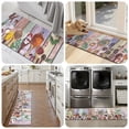 thumbnail image 3 of Findosom Kichen Rug Set of 2,Non Slip Machine Washable Kitchen Runner Rug for Floor,Spices Farmhouse Kitchen Rugs Absorbent for Sink,Hallway,Office,Kitchen Decor,Colorful 19"x32"+19"x48", 3 of 7