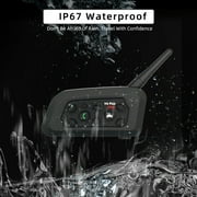 Motorcycle helmet Bluetooth intercom, two-way 1500M intercom communication system, DSP noise reduction technology, IP65 waterproof, compatible with a wide range of helmets