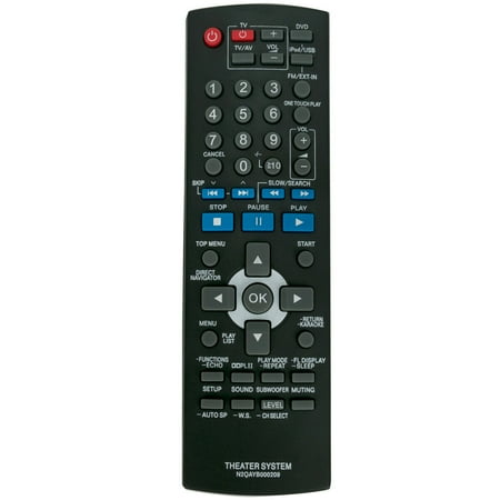 New N2QAYB000209 Replace Remote for Panasonic DVD Home Theater SC-PT465 SC-PT460