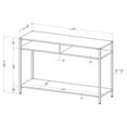 thumbnail image 5 of Furniture of America Mirah Contemporary Metal 3-Shelf Console Table in Black, 5 of 5