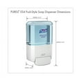 thumbnail image 3 of Es4 Soap Push-Style Dispenser, 1,200 Ml, 4.88 X 8.8 X 11.38, White | Bundle of 5 Cartons, 3 of 5
