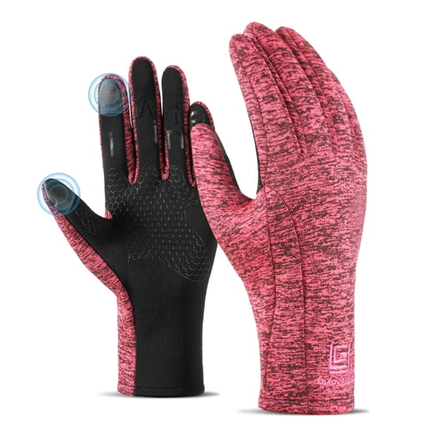Guantes cálidos de invierno Hombres Mujeres Guantes con pantalla táctil Guantes de esquí impermeable Abanopi Mitones deportivos