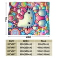 thumbnail image 2 of Hello Kitty Blanket, Super Soft Throw Blanket, Cozy Flannel Blankets For Boys Girls, Warm Blankets For Couch Sofa Bed, 80"X60", 2 of 9