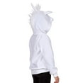 thumbnail image 2 of RG Costumes 40580-M Una Chandail à Capuchon Enfant Unicorn Blanc - Moyen, 2 of 2