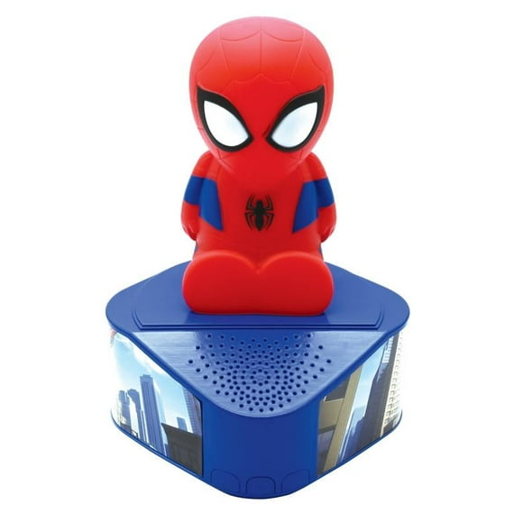 Lexibook Altavoz de Spider-Man, Figura Luminosa, Bluetooth 5.0, Puerto USB/USB Tipo C, BTD80SP