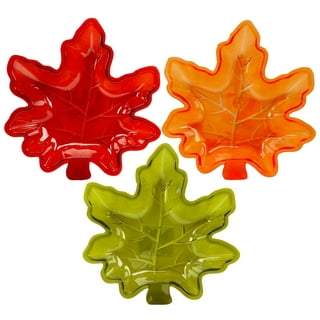 Large Fall Leaves and Pumpkins Disposable Paper Snack Bowls with Lids- 12  Pc.