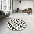 thumbnail image 3 of Ahgly Company Indoor Rectangle Contemporary Carbon Gray Abstract Area Rugs, 7' x 10', 3 of 6