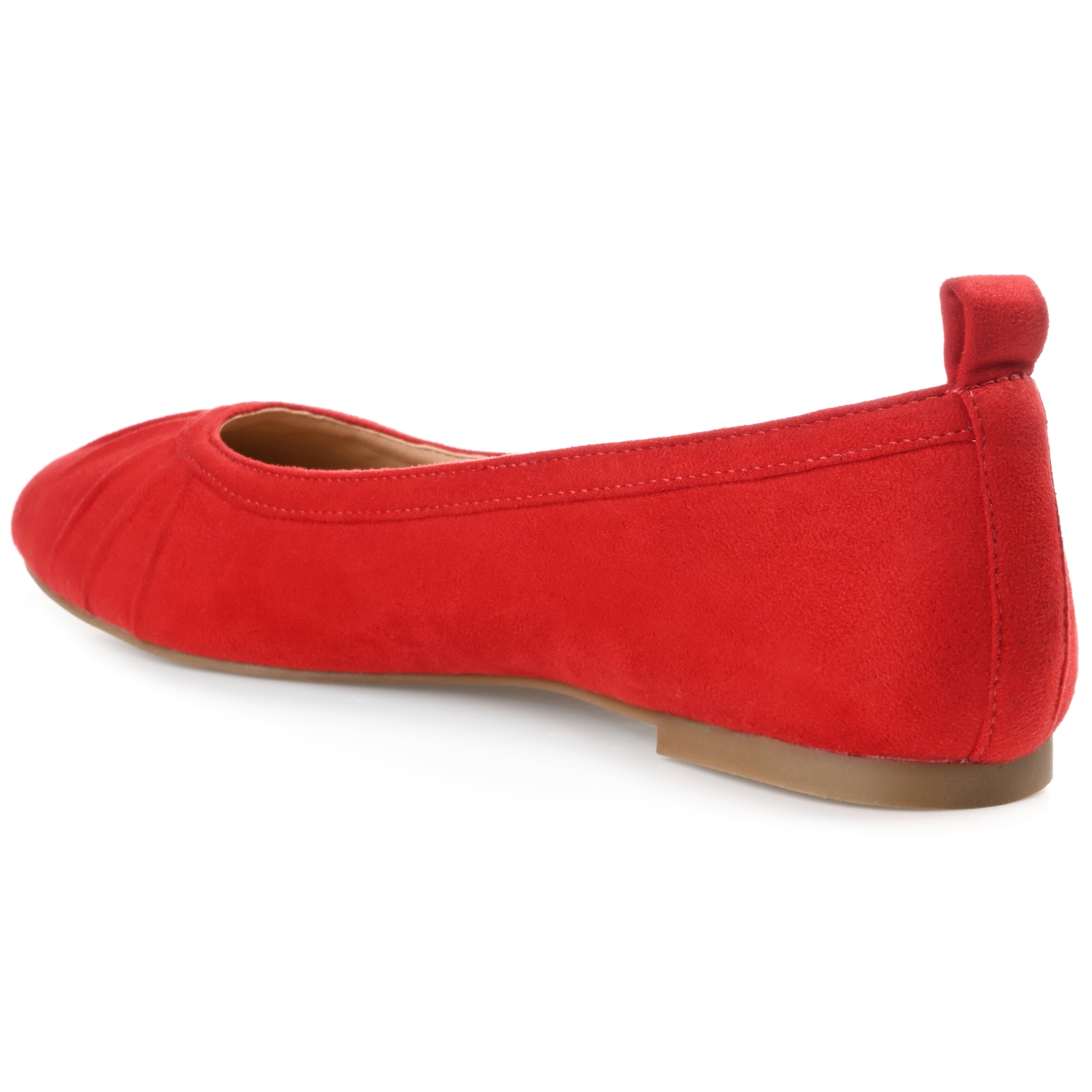Journee Womens Tannya Slip On Round Toe Ballet Dress Flats