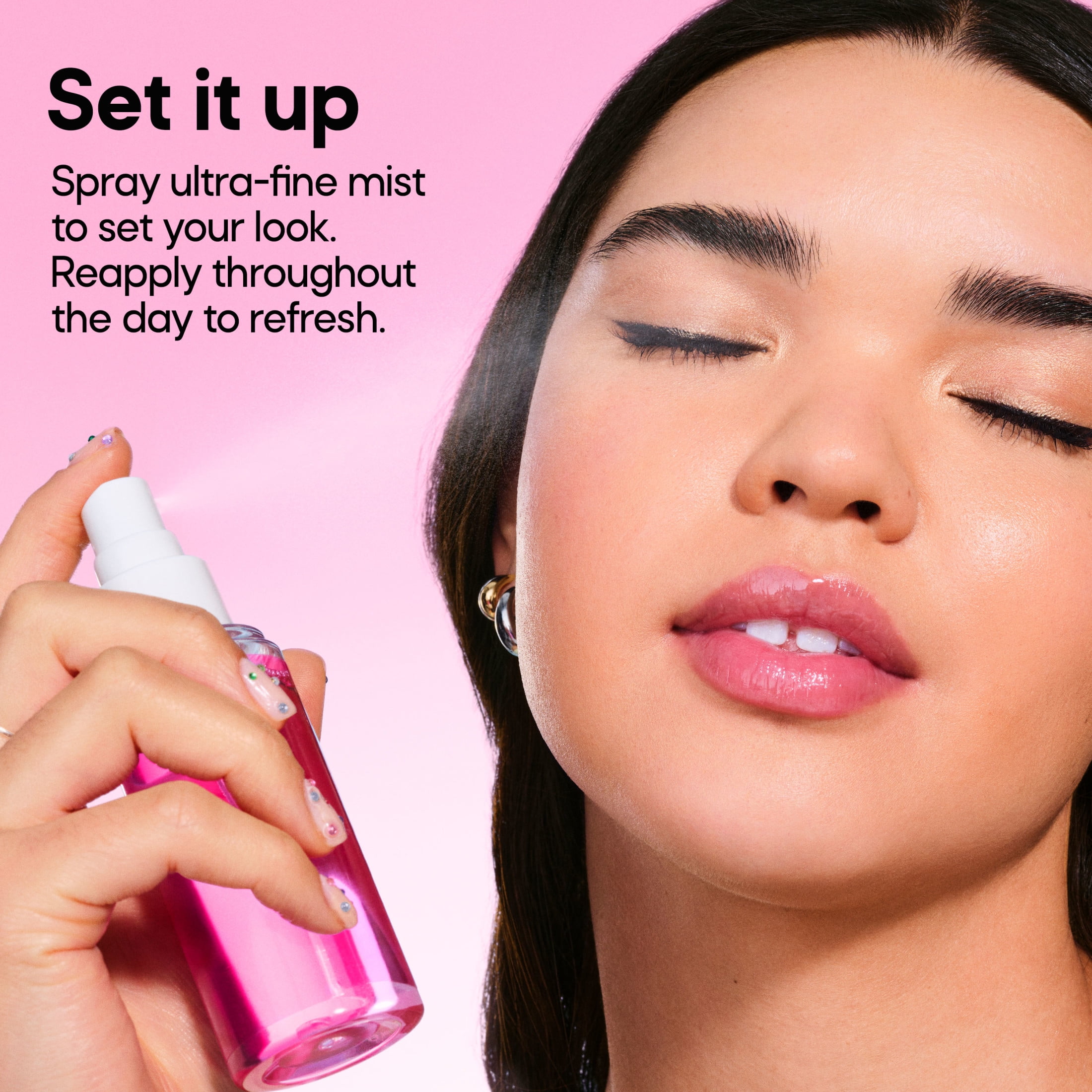 Almay Protect & Set Spray, Hydrating Makeup Setting Spray, Vegan, 100, 2.7 fl oz