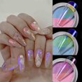 thumbnail image 4 of Holographic Mirror Nail Art Powder Auror A Pigment Powder Manicure Tips Diy,Nail Mirror Powder, 4 of 5