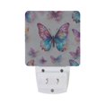 thumbnail image 2 of Butterfly Night Light LED Dusk to Dawn Auto Sensor Night Lamp Plug-in Nightlight for Bedroom Hallway Kitchen 2 PCs, 2 of 7