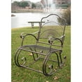 thumbnail image 1 of International Caravan Sun Ray Iron High Back Patio Rocker in Bronze, 1 of 1