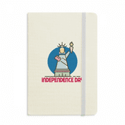 Independence Day Freedom Unity Notebook Official Fabric Hard Cover Classic Journal Diary