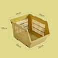 thumbnail image 4 of Boîte de Rangement pour Jouets avec Poignée Grande Capacité Robuste Boîte Légère pour Garder Votre Cuisine Propre, 4 of 4