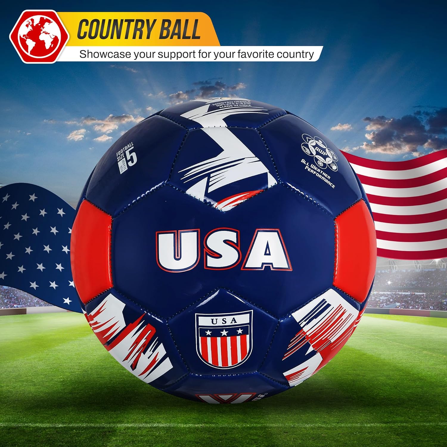 Vizari National Team Soccer Ball Multiple Sizes photo 2
