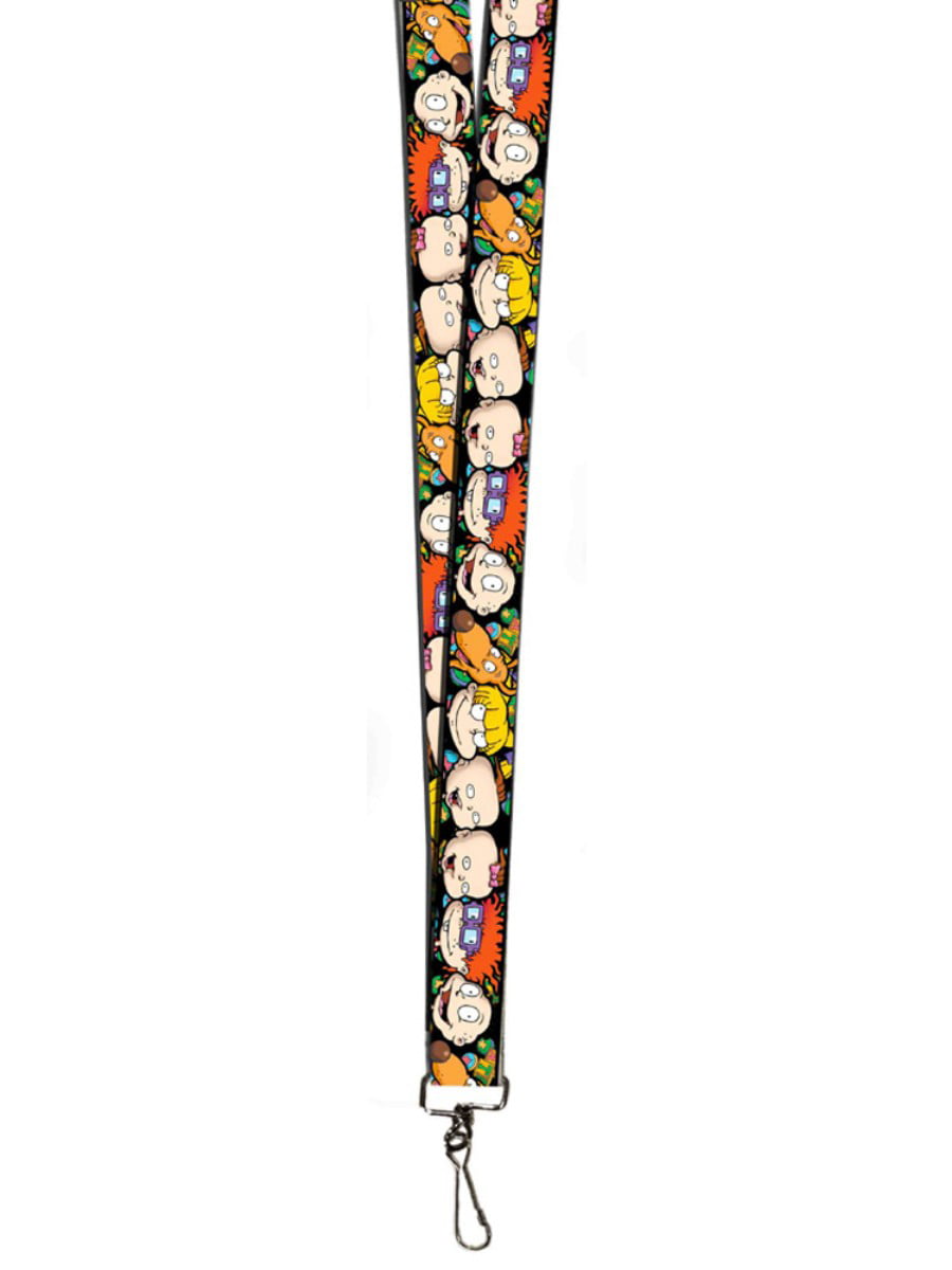 The Rugrats All Over Print LANYARD ID Holder Keychain 
