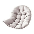thumbnail image 2 of Mimbre Rattan Silla colgante Columpio colgante Cojín de asiento Suave y Almohadilla de interior Jardín para uso en interiores y , Gris claro Gris claro 80x120cm, 2 of 8