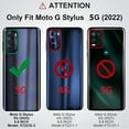 thumbnail image 2 of Xhy Motorola Moto G Stylus 5G 2022 Case with Stand, Military Grade Case with Magnetic Car Mount, Hybrid Hard Case, Motorola G Stylus 5G 2022 Case for Men Women, Green & Rose red, 2 of 7