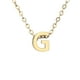 thumbnail image 1 of Delicado collar de oro para las mujeres lindo nombre de la letra gargantilla collares para niñas joyas, 1 of 3