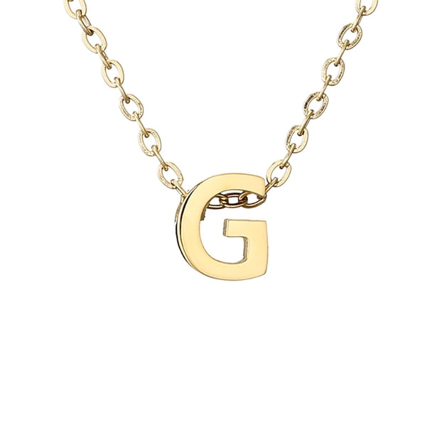 Delicado collar de oro para las mujeres lindo nombre de la letra gargantilla collares para niñas joyas