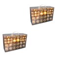 thumbnail image 1 of Bewildely 100Pcs Christmas Ball Ornaments Tree Decoration Festive Engagement Type1 NO1, 1 of 1