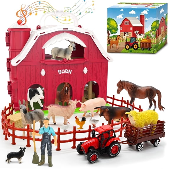Red Barn Toys are suitable for toddlers aged 1–3. These farm animal toys make great gifts for Easter, Christmas, and birthdays, and are perfect for both boys and girls