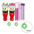 thumbnail image 6 of Wooden Knitting Doll with Crochet Hook French Knitting Doll Set Knitting Starter Set For Crafting Necklaces Bracelets, 6 of 9