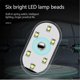 thumbnail image 2 of 2 Pcs Car Led Interior Lights 5v Led Touch Wireless Car Light Rgb 7 Colors Adjustable Rechargeable Mobile Usb Touch, 2 of 4