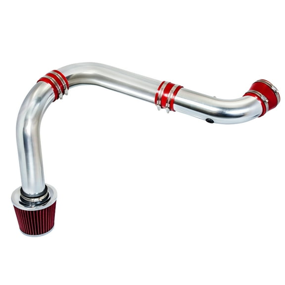 Rtunes Racing Cold Air Intake Kit   Filter Combo RED Compatible For 02-08 Dodge Ram 1500 3.7L/4.7L (3piece)