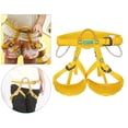 thumbnail image 3 of Arnés de escalada de seguridad Sunnimix para exteriores Cinturón de protección Amarillo Niños arnés de escalada, 3 of 8