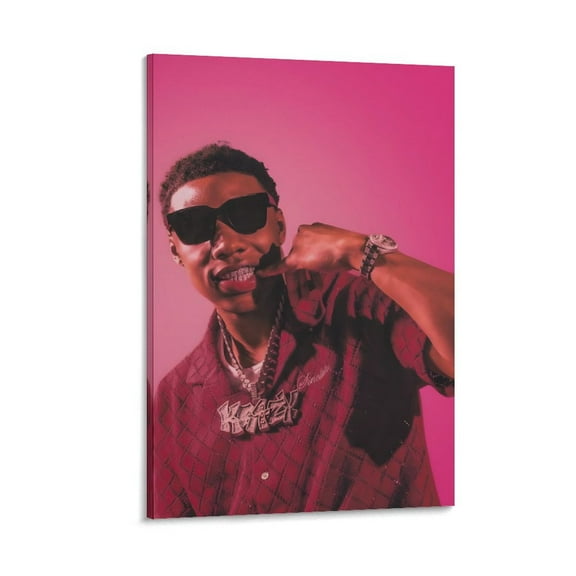 Rob49 RAPPER Popular Art Cool Poster Canvas Wall Art Prints Poster Gifts Photo Picture Painting Posters Room Decor Home Decorative 08x12inch(20x30cm)