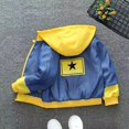 thumbnail image 1 of Ropa de otoño para niños Chaqueta de dibujos animados Niños Niñas Ropa de paseo para bebés Chaquetas con capucha para niños Abrigo Primavera Trajes para niños 1-7Y5T (Altura 110-120 CM) Gao Jinjia LED, 1 of 2