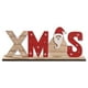 thumbnail image 1 of Letrero de chimenea decorativo de madera de Navidad, decoración artesanal de mesa para el hogar, decoración rústica de boda, figurita, suministros para mesa, hombre viejo sidaley HA008953-01B, 1 of 6