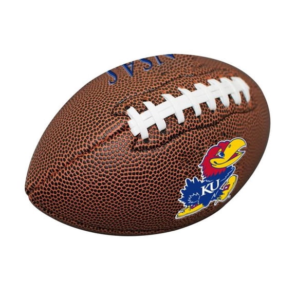 Logo Brands 157-93MC-1 Kansas Composite Football - Mini